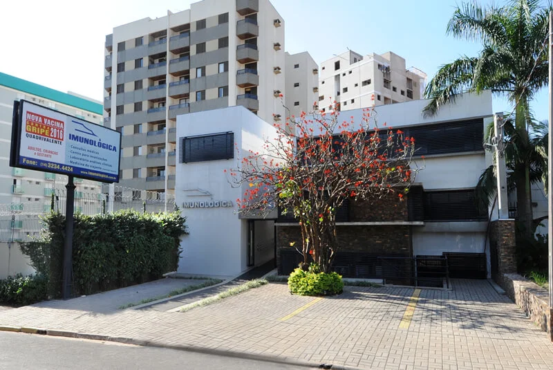 Fachada da Clínica Imunológica em Bauru